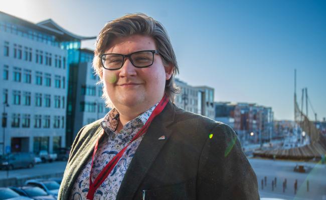 Martin Gamst Johnsen, leder for Barents regionale ungdomsråd