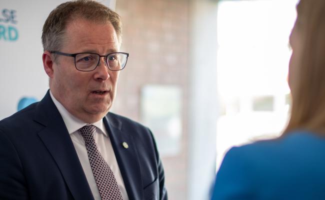 Forsvarsminister Bjørn Arild Gram