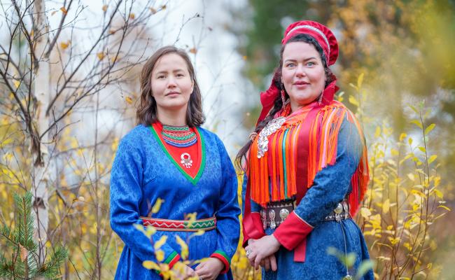 Maja Kristine Jåma og Silje Karine Muotka Maja Kristine Jåma og Silje Karine Muotka