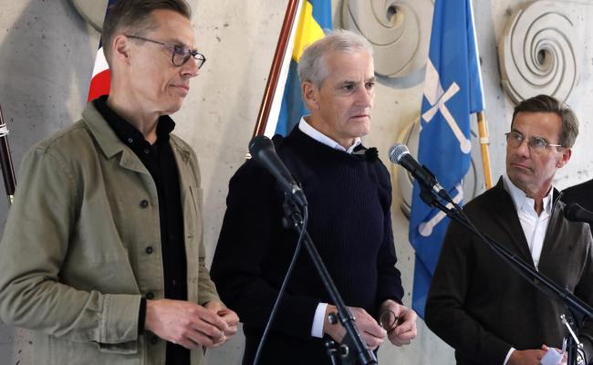 Fra trilateralt møte i Bodø