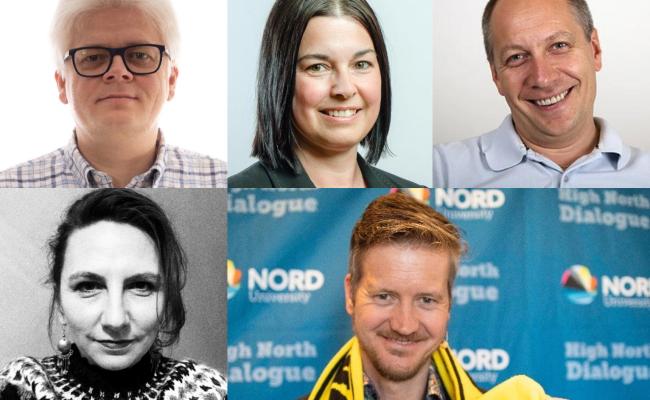 Ramsus G. Bertelsen, Irene Dahl, Anatoli Bourmitsov, Corine Wood-Donelly, Andreas Raspotnik.