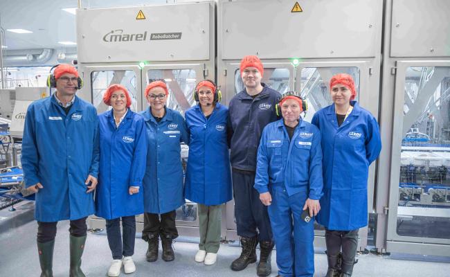 Fra åpningen av Lerøys oppgraderte fabrikk i Båtsfjord