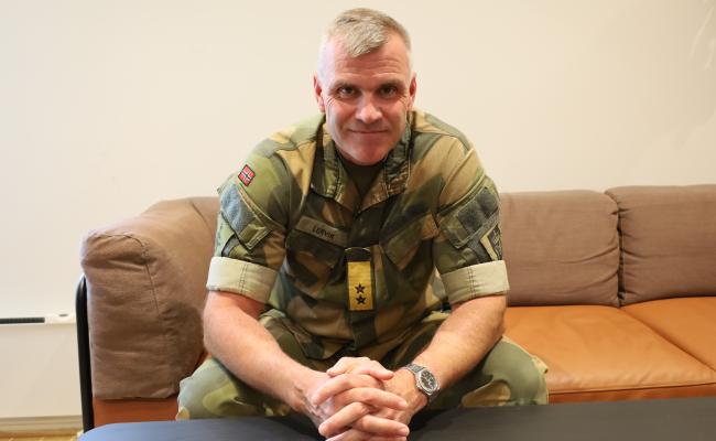 Norges hærsjef generalmajor Lars Lervik