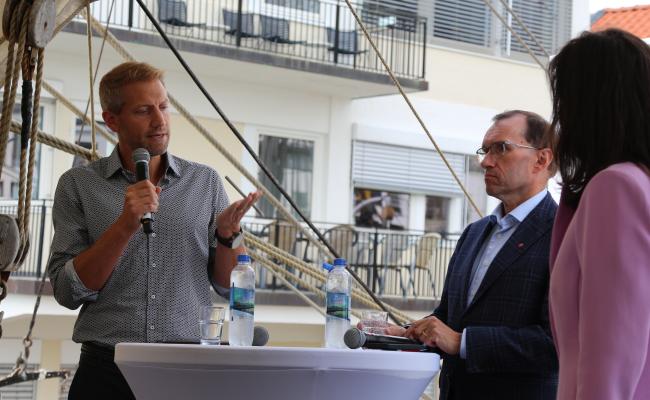 Andreas Østhagen, Espen Barth-Eide, Siri Lill Mannes