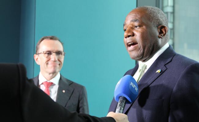Espen Bart Eide og David Lammy