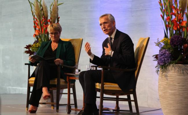 Kate Bundt og Jens Stoltenberg, Oslo rådhus