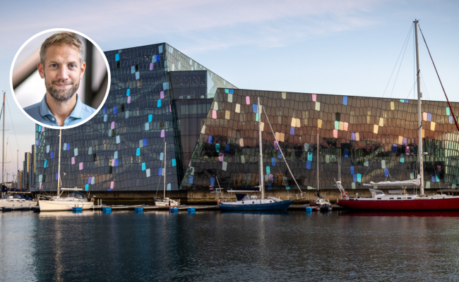 Andreas Østhagen, Harpa konserthall.