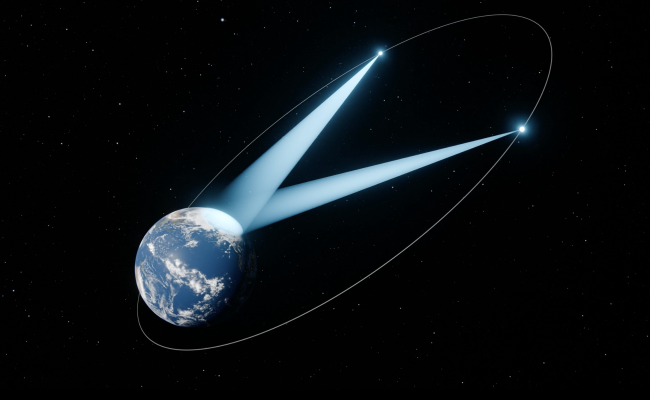 I sin høyelliptiske bane beveger de arktiske bredbåndsatellittene seg langsomt i stor høyde over Nordpolen og tar en ganske rask, knapp sving forbi Sydpolen. Ved at de overlapper hverandre, vil de som fullt operative gi vedvarende bredbåndstilgang nord for 65. breddegrad. Dette vil gi en helt annen hverdag for blant annet fly, fiskefartøy, forskningsfartøy, cruiseskip, kystvakt, marinefartøy og andre som opererer i Arktis. (Animasjon: Space Norway)