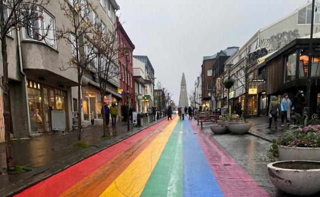 Reykjavik regnbuegata