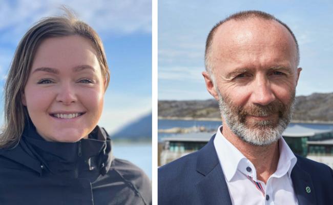 Aina Nilsen og Svein Ø. Eggesvik.