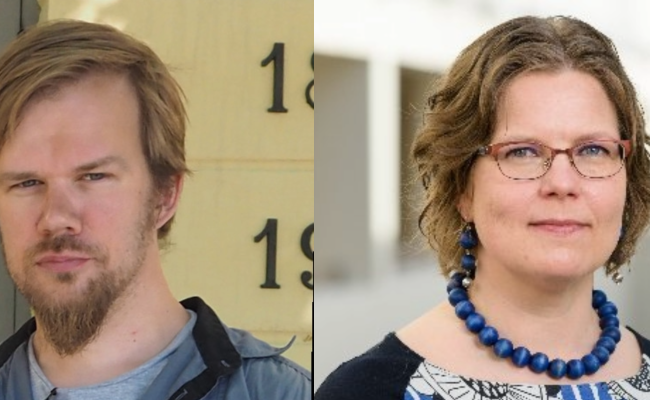 Matti Puranen og Sanna Kopra