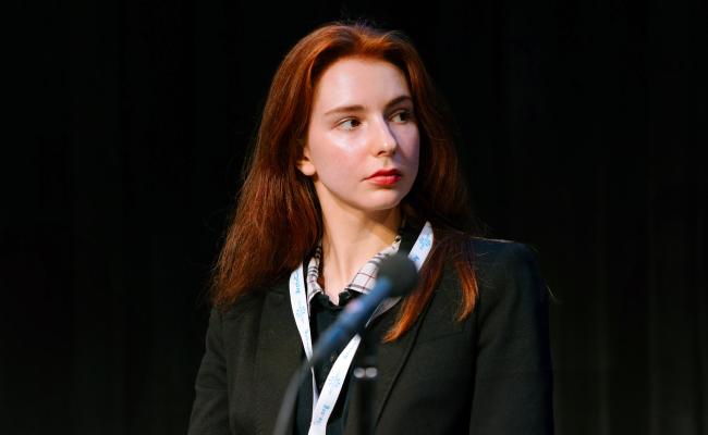 Serafima Andreeva, forsker ved Fridtjof Nansens Institutt (FNI). (Foto: Arctic Circle)