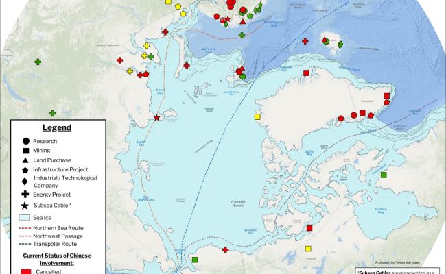 Figure 1: Chinese Investments in the Arctic 2007 - 2025