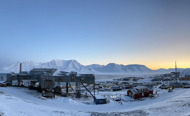 Fra taubanesentralen, Longyearbyen. Foto: Sveinung Lystrup Thesen.