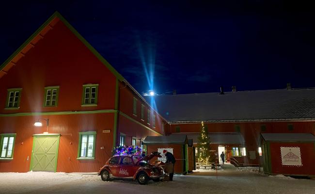 Julebil og julemarked