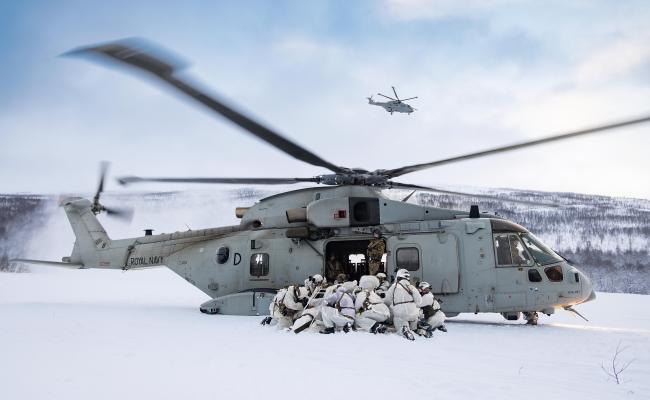 Commando force training in Norway