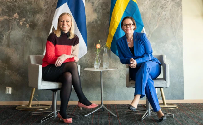Maria Malmer Stenergard and Elina Valtonen