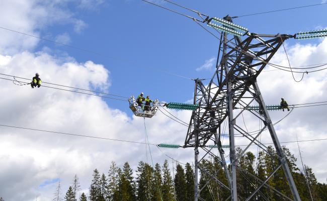 SKS kraftutbygging. (Foto: SKS Salten)