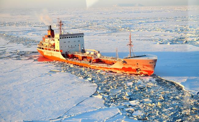 Russian tanker Renda, Nome Alaska, Jan. 13, 2012