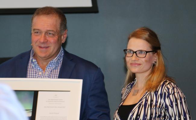 Scott Minerd og Anu Fredriksson