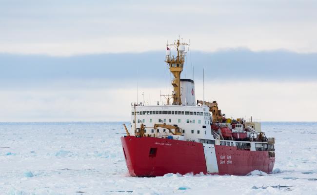 Canadian Coast Guard Shop Louis S. St-Laurent. (Photo: Provided by Canada’s UNCLOS Program)