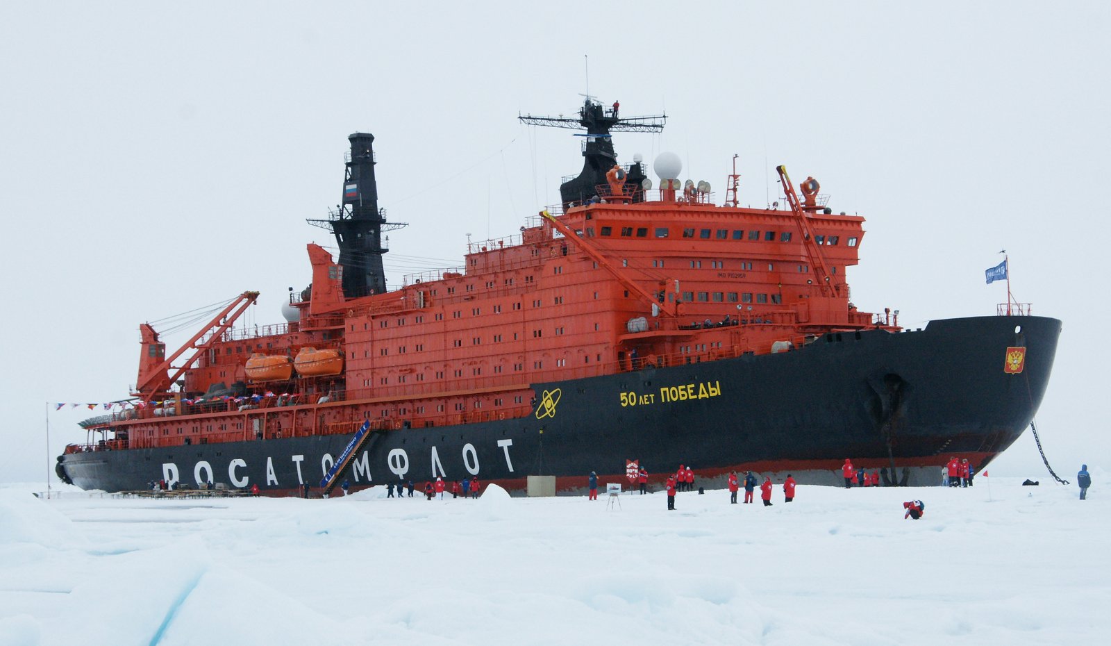 The 6th international meting of the Arctic Council members was organized by the Russian Security Council on the icebreaker 50 Let Probedy this week. (Photo: Kiselev d/Creative Commons
