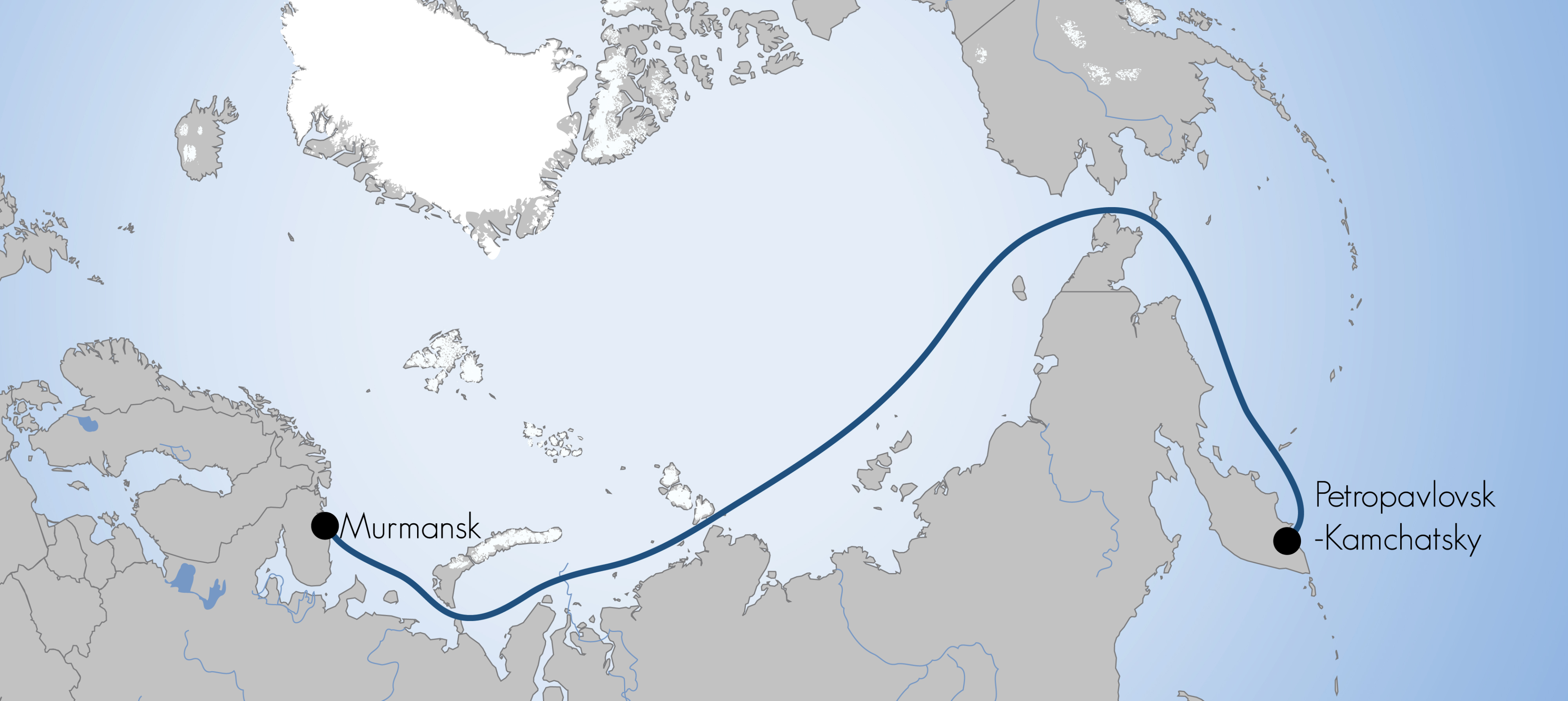 The proposed route Sevmorput is scheduled to take later in 2016. (Map: Malte Humpert)