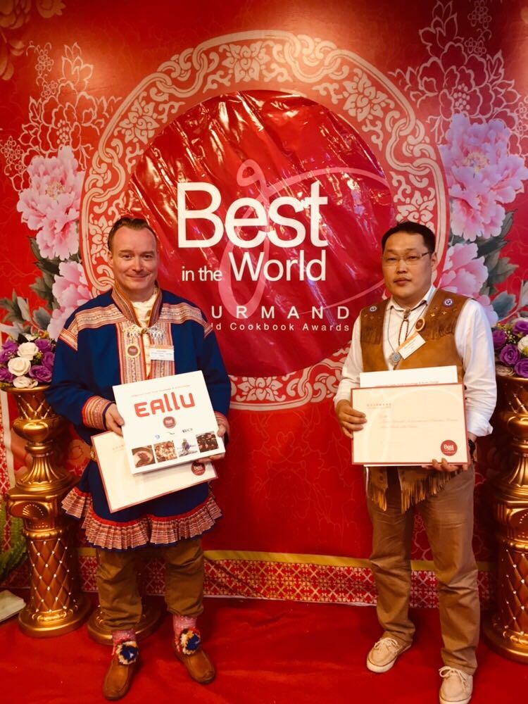 Anders Oskal and Mikhail Pogodaev from the Association of World Reindeer Herders. (Photo Credit: International Centre for Reindeer Husbandry (ICR))
