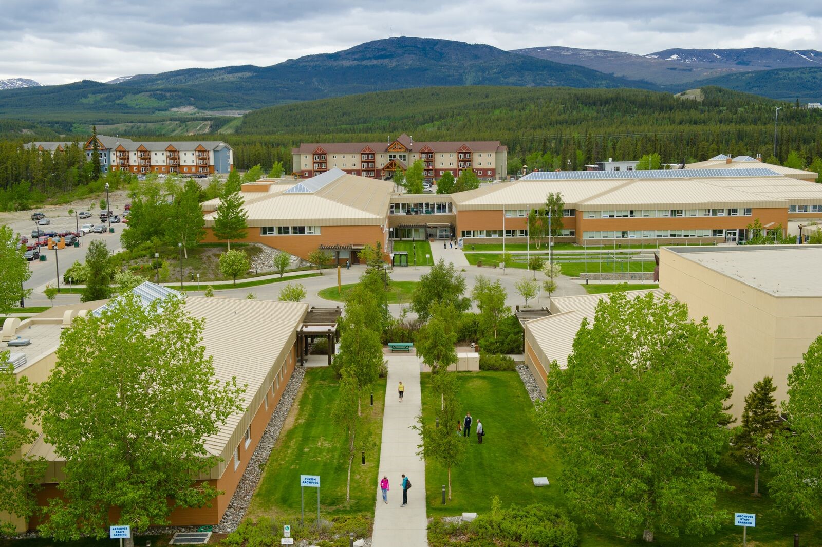 The current Yukon College’s main campus in Whitehorse, Yukon. (Archbould Photography archbould.com)