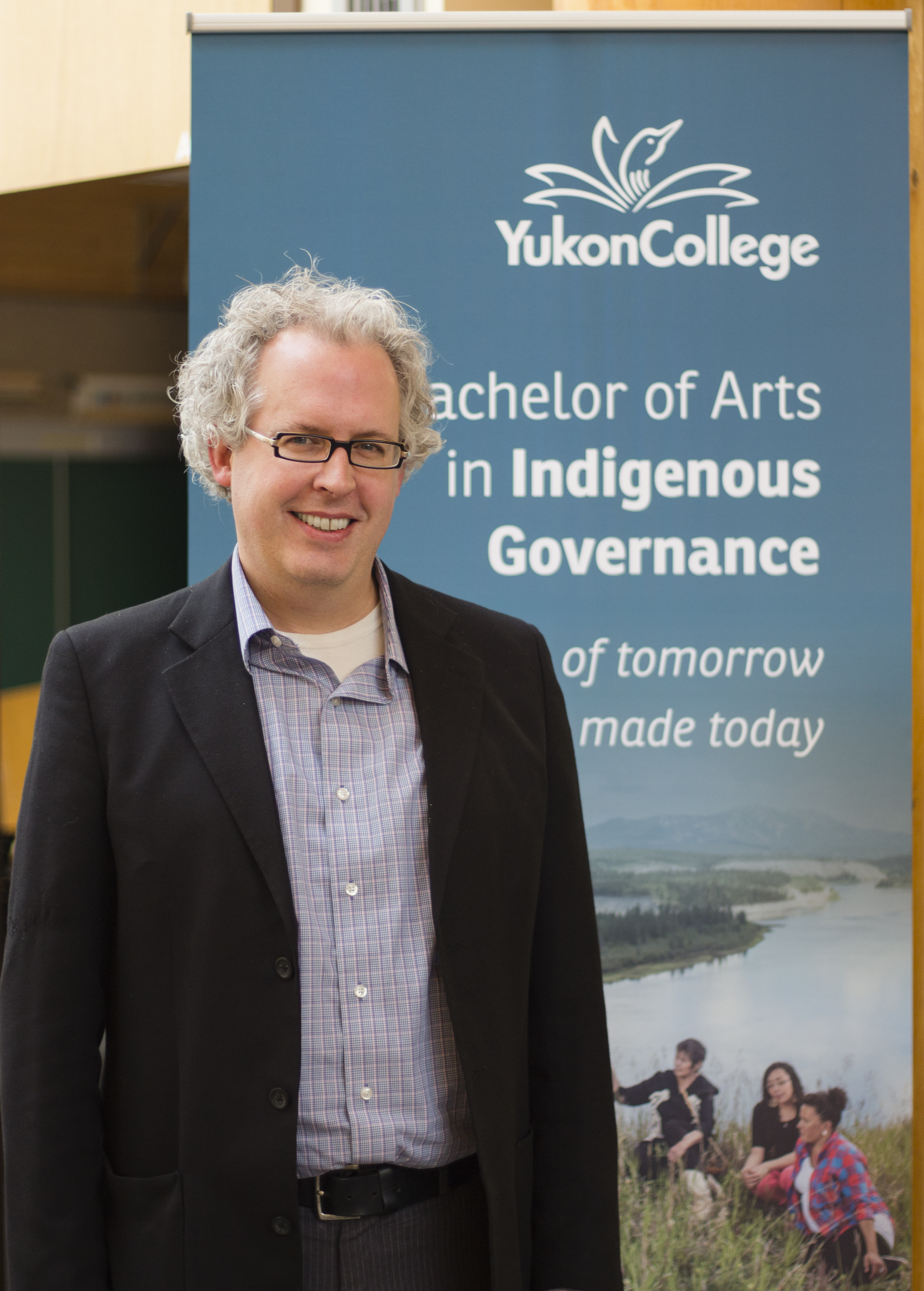 Andrew Richardson, the Dean of Applied Arts, played an important role in designing the structure of the Indigenous governance bachelor’s degree (Photo credit: Desiree Hauswald for High North News)