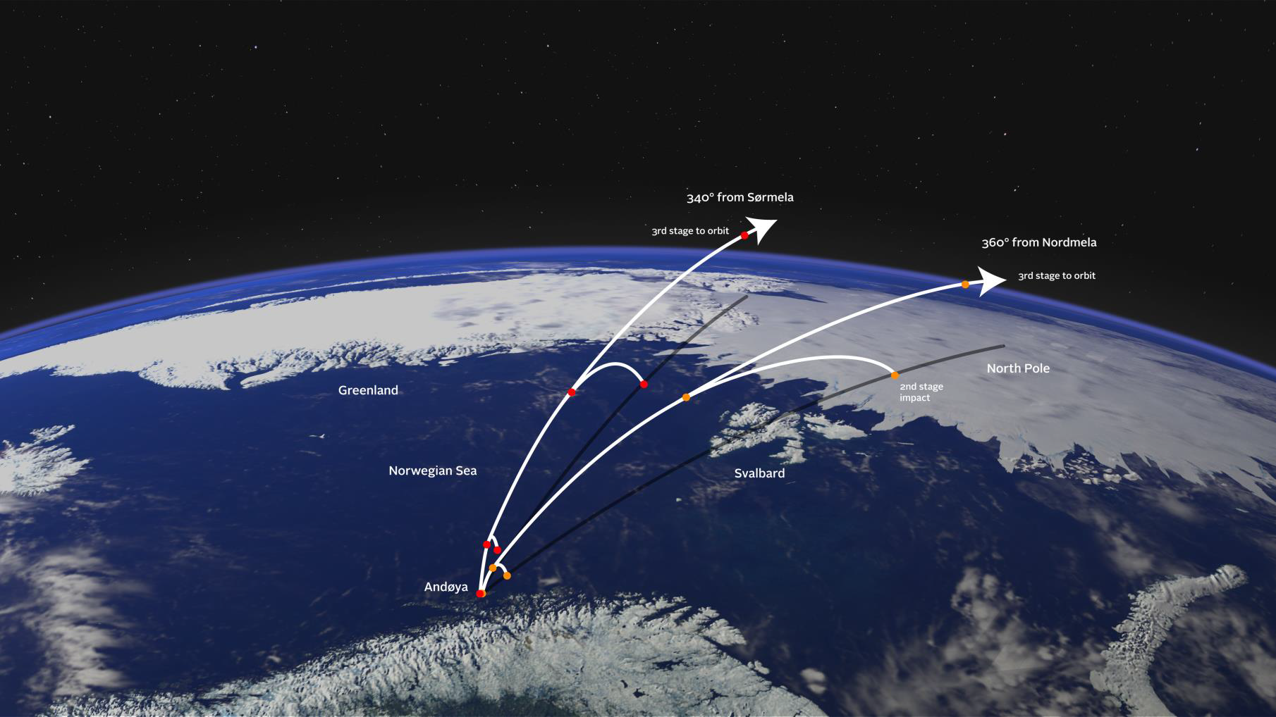 The geographical location of Andøya Space Center constitute a competitive advantage. As is its close proximity to the local airport, which can land large cargo planes. (Illustration: Norconsult)