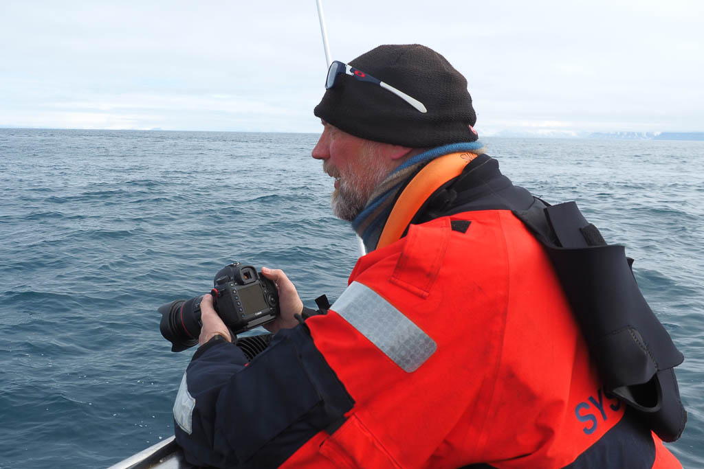 Photographer Tommy Dahl Markussen is passionate about Arctic photography. (Photo: Arnt Rennan)