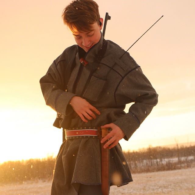 Henrik Halvari (23) enjoys accepting and communicating his Sami identity. (Photo: Brynjar Skartland)