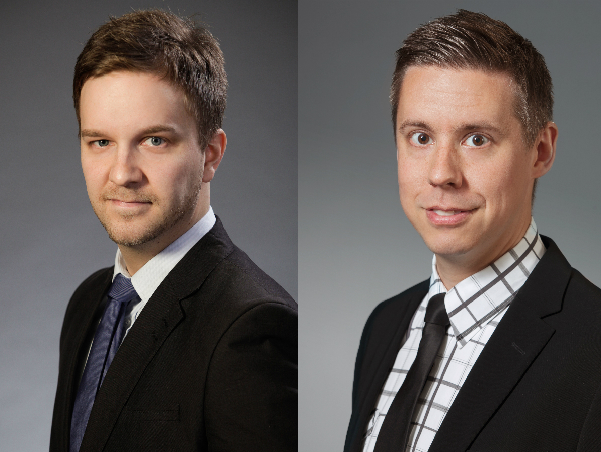 Researchers Harri Mikkola and Juha Käpylä at the Finnish Institute of International Affairs (FIIA).